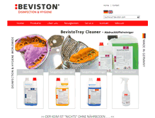 Tablet Screenshot of beviston.com